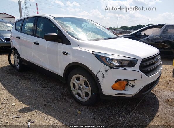 1FMCU0F73KUB23370 2019 FORD ESCAPE White Widok z przodu