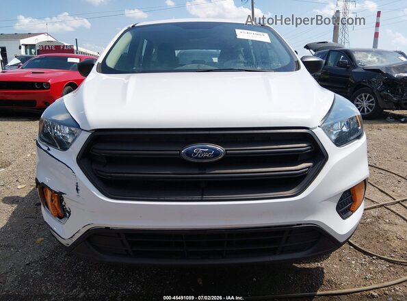 1FMCU0F73KUB23370 2019 FORD ESCAPE White Widok zestawu wskaźników