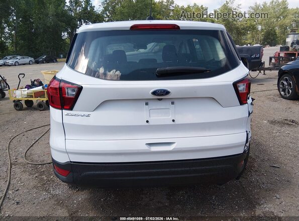 1FMCU0F73KUB23370 2019 FORD ESCAPE White 