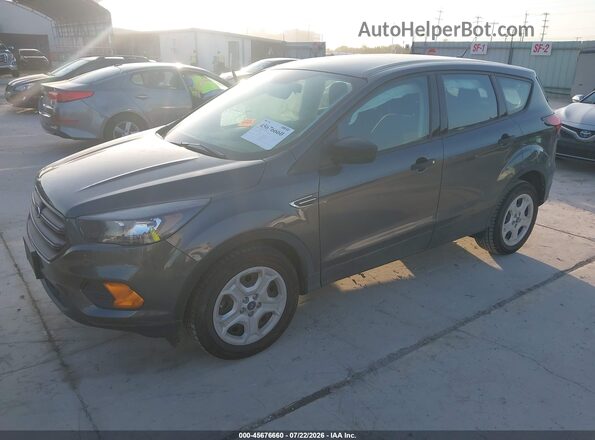 1FMCU0F73KUC02554 2019 FORD ESCAPE Gray Առջևի ձախ երեք քառորդ տեսարան