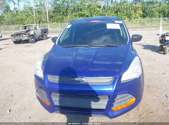 1FMCU0F74GUB67160 2016 FORD ESCAPE Blue Widok z przodu