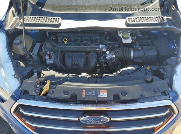 1FMCU0F74HUB29171 2017 FORD ESCAPE Blue Rear interior view