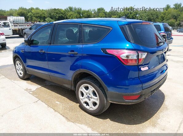 1FMCU0F74JUB24137 2018 FORD ESCAPE Blue Задня ліва чверть