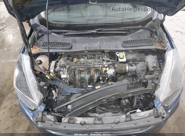 1FMCU0F74JUB25448 2018 FORD ESCAPE Blue Вид ззаду