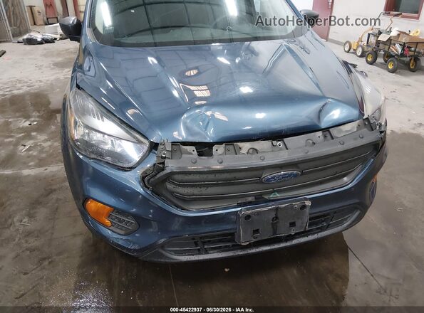 1FMCU0F74JUB25448 2018 FORD ESCAPE Blue Вид спереду
