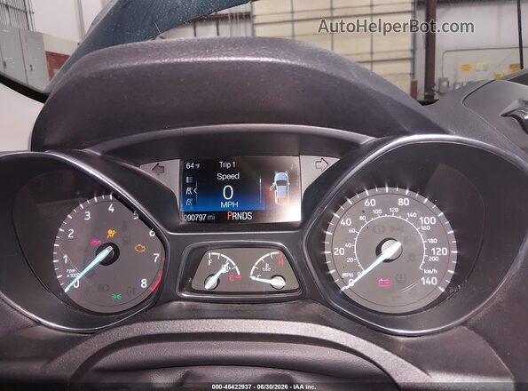 1FMCU0F74JUB25448 2018 FORD ESCAPE Blue Вид задніх сидінь