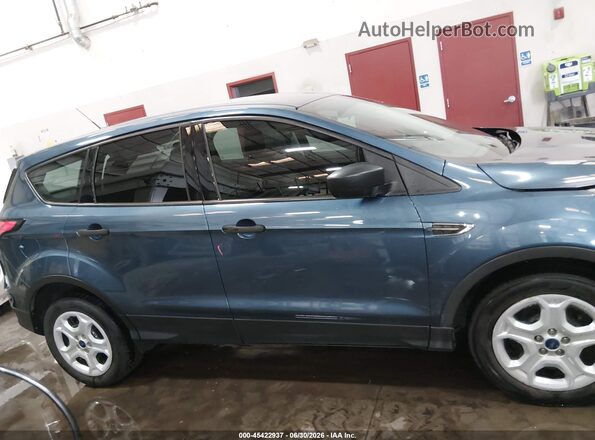 1FMCU0F74JUB25448 2018 FORD ESCAPE Blue Вид задньої частини салону