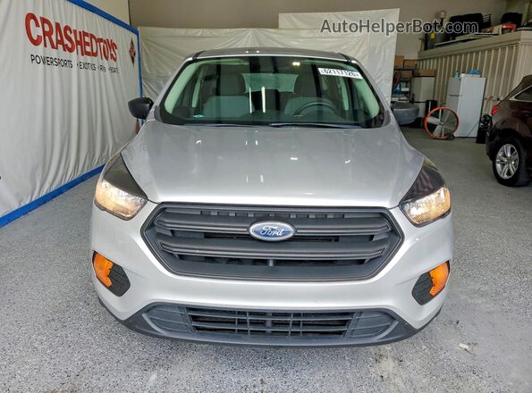 1FMCU0F74JUC26585 2018 FORD ESCAPE Silver Front view