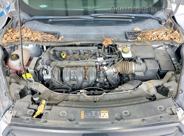 1FMCU0F74JUC26585 2018 FORD ESCAPE Silver Engine compartment view