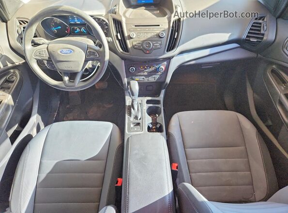 1FMCU0F74JUC35996 2018 FORD ESCAPE Blue Dashboard view
