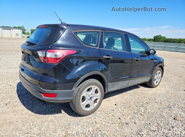 1FMCU0F74JUD54843 2018 FORD ESCAPE Black Trasero derecho