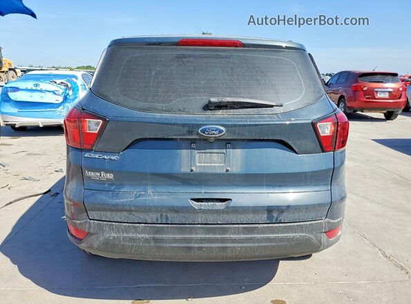 1FMCU0F74KUA53801 2019 FORD ESCAPE Blue Widok z tyłu