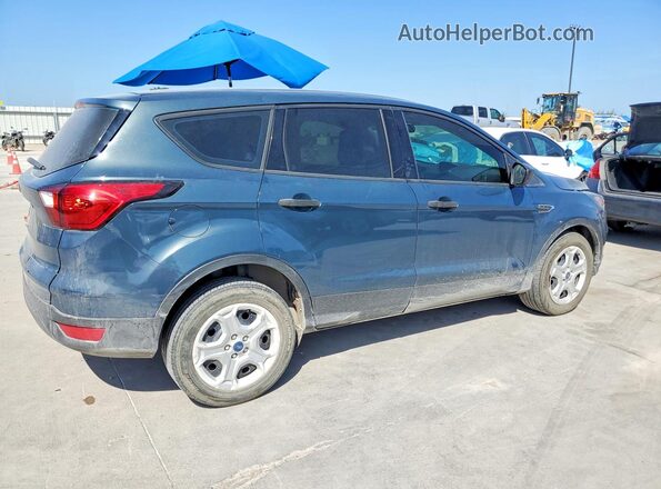 1FMCU0F74KUA53801 2019 FORD ESCAPE Blue Tył prawy