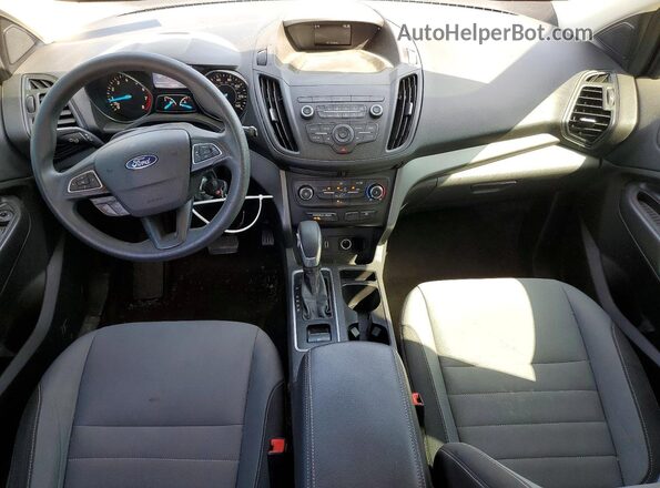 1FMCU0F74KUA53801 2019 FORD ESCAPE Blue Widok deski rozdzielczej
