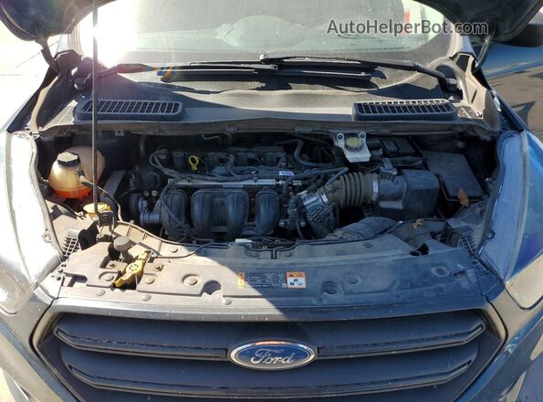 1FMCU0F74KUA53801 2019 FORD ESCAPE Blue Widok komory silnika
