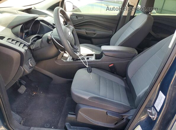 1FMCU0F74KUA53801 2019 FORD ESCAPE Blue Widok wnętrza z przodu