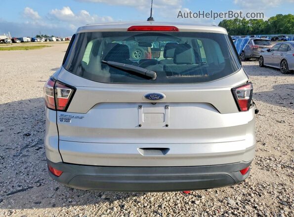 1FMCU0F75HUB66343 2017 FORD ESCAPE Silver უკანა ხედი