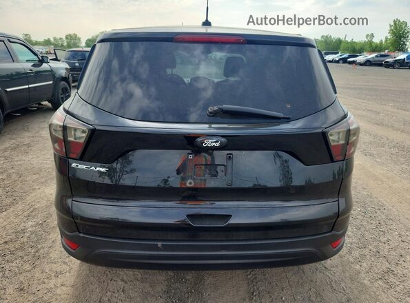 1FMCU0F75HUE10668 2017 FORD ESCAPE Black უკანა ხედი