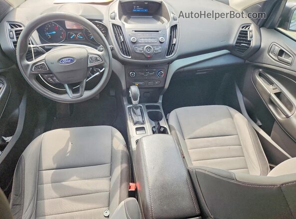 1FMCU0F75HUE10668 2017 FORD ESCAPE Black წინა პანელის ხედი