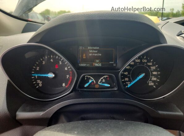 1FMCU0F75HUE10668 2017 FORD ESCAPE Black ხელსაწყოთა პანელის ხედი