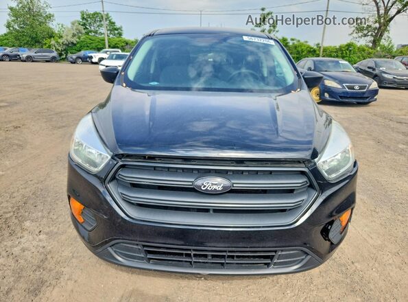 1FMCU0F75HUE10668 2017 FORD ESCAPE Black წინა ხედი