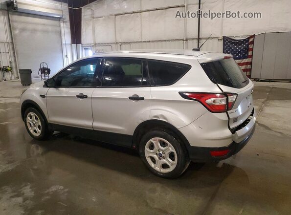 1FMCU0F75JUA09336 2018 FORD ESCAPE Silver უკანა მარცხენა