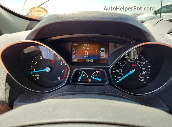 1FMCU0F75JUB13034 2018 FORD ESCAPE Silver Vista del cuadro de instrumentos