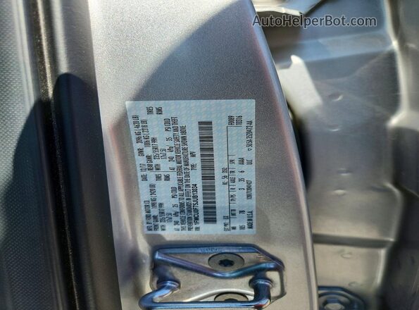 1FMCU0F75JUB13034 2018 FORD ESCAPE Silver Vista de la etiqueta del VIN
