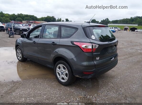 1FMCU0F75JUB79633 2018 FORD ESCAPE Silver უკანა მარცხენა