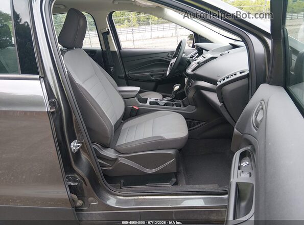 1FMCU0F75JUB79633 2018 FORD ESCAPE Silver წინა სალონის ხედი