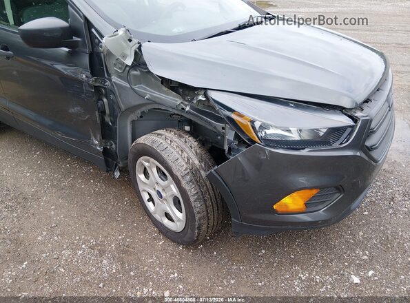 1FMCU0F75JUB79633 2018 FORD ESCAPE Silver წინა ხედი