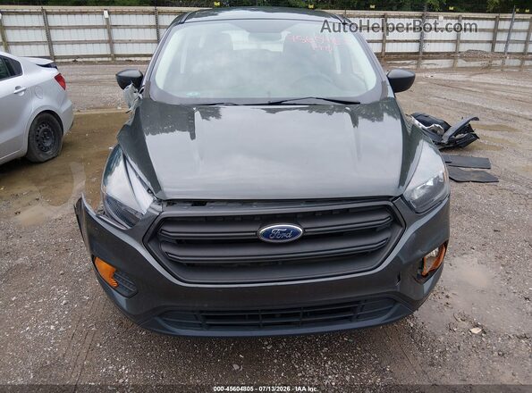1FMCU0F75JUB79633 2018 FORD ESCAPE Silver უკანა სალონის ხედი