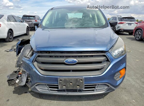 1FMCU0F75JUB84525 2018 FORD ESCAPE Blue Front view
