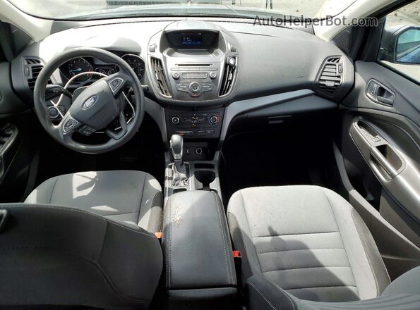 1FMCU0F75JUB84525 2018 FORD ESCAPE Blue Dashboard view