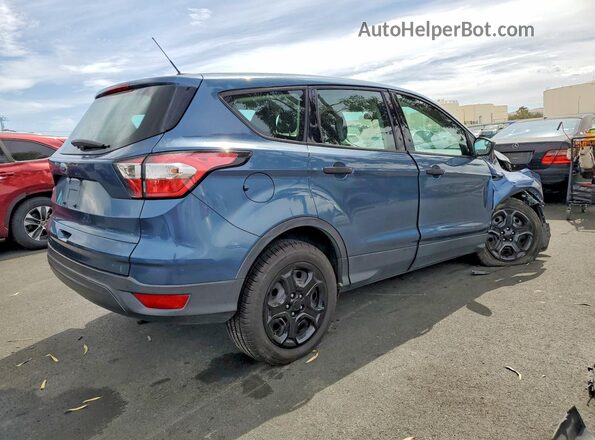 1FMCU0F75JUB84525 2018 FORD ESCAPE Blue Rear right