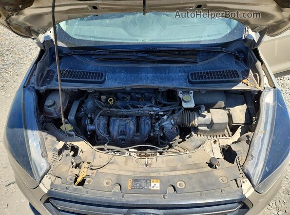 1FMCU0F75JUB97453 2018 FORD ESCAPE Gold ძრავის განყოფილების ხედი