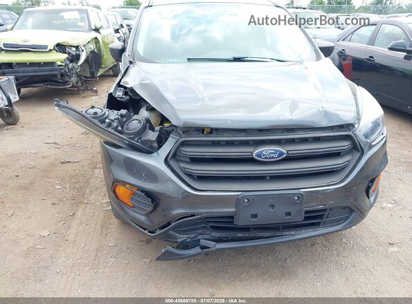 1FMCU0F75JUC01646 2018 FORD ESCAPE Gray Vista frontal