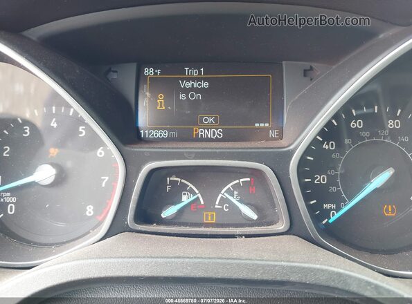 1FMCU0F75JUC01646 2018 FORD ESCAPE Gray Vista de los asientos traseros