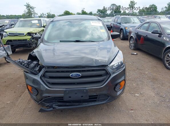 1FMCU0F75JUC01646 2018 FORD ESCAPE Gray Vista del cuadro de instrumentos