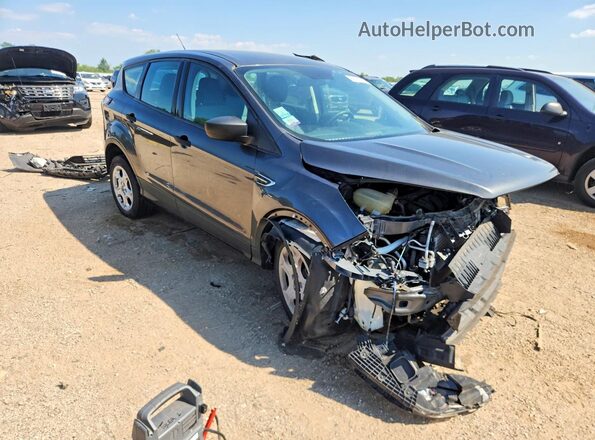 1FMCU0F75JUC28510 2018 FORD ESCAPE Gray Delantero derecho