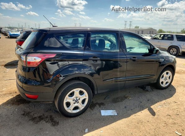 1FMCU0F75JUC88822 2018 FORD ESCAPE Black უკანა მარჯვენა