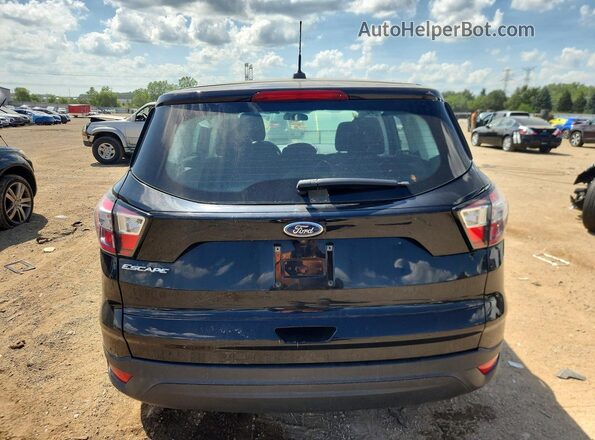 1FMCU0F75JUC88822 2018 FORD ESCAPE Black უკანა ხედი