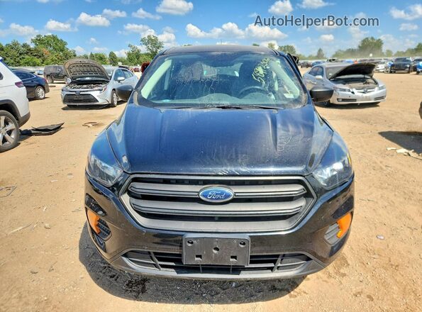 1FMCU0F75JUC88822 2018 FORD ESCAPE Black წინა ხედი