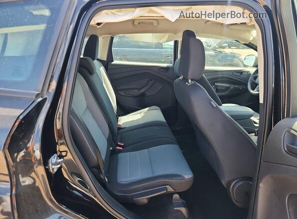 1FMCU0F75JUC88822 2018 FORD ESCAPE Black უკანა სავარძლების ხედი