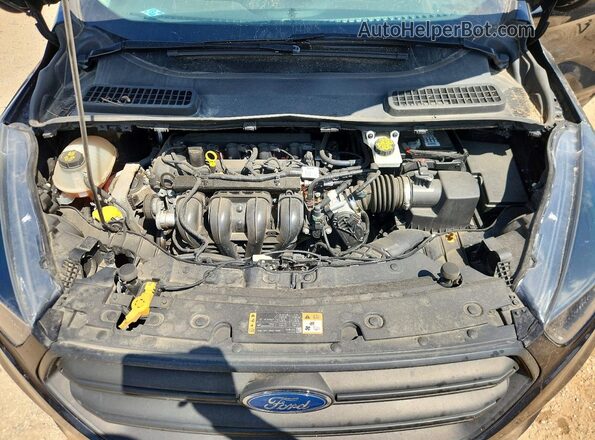 1FMCU0F75JUC88822 2018 FORD ESCAPE Black უკანა სალონის ხედი