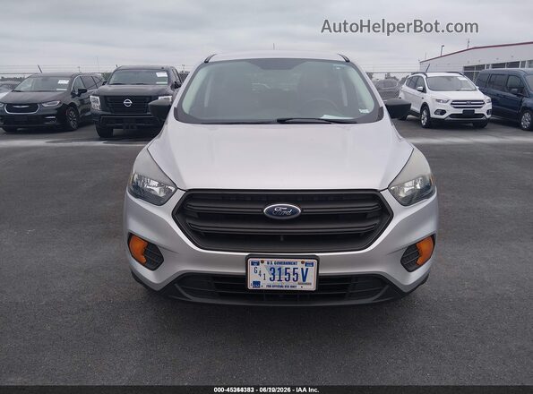 1FMCU0F75JUD08390 2018 FORD ESCAPE Silver Instrument cluster view