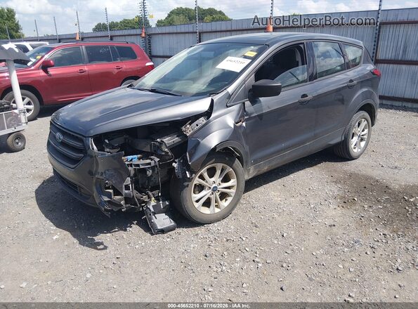 1FMCU0F75KUB20695 2019 FORD ESCAPE Gray Przód lewy