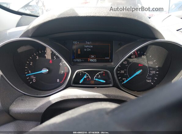 1FMCU0F75KUB20695 2019 FORD ESCAPE Gray Widok tylnych siedzeń