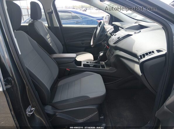1FMCU0F75KUB20695 2019 FORD ESCAPE Gray Widok wnętrza z przodu
