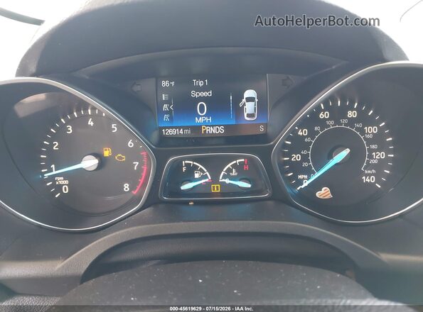 1FMCU0F75KUB38615 2019 FORD ESCAPE White Vista de los asientos traseros